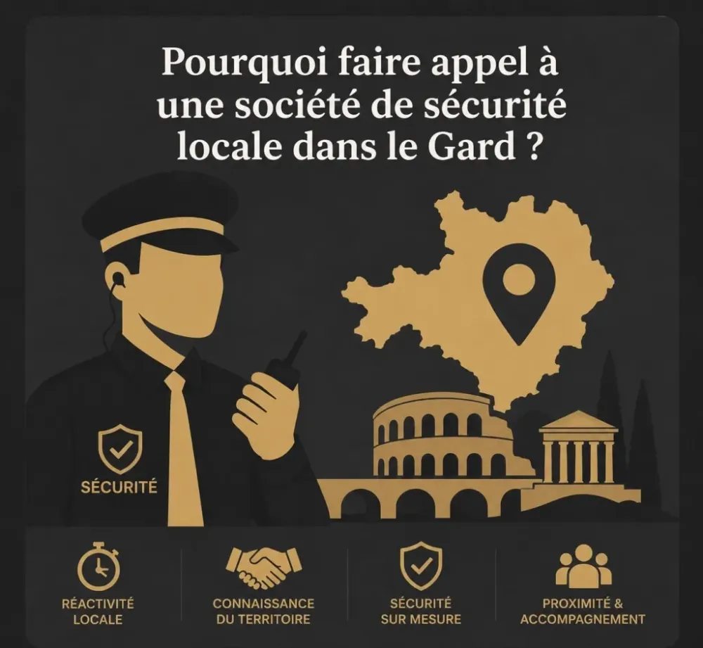 Pourquoi faire appel à une société de sécurité locale dans le Gard ?